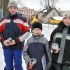В конкуренции детей и подростков призерами стали Томас Гултниекс (в центре), Янис и Эмиль Карклиньши