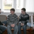 Эдуард Голубов (второй слева) среди своих школьных товарищей, которые болели за его победу в конкурсе  